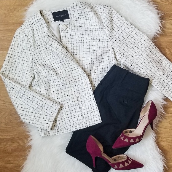 Banana Republic Jackets & Blazers - Banana Republic Tweed Suit Jacket